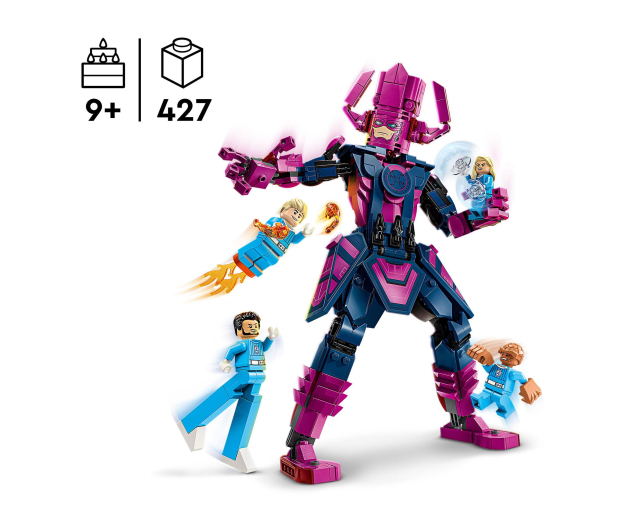 LEGO Marvel 76316 Figurka Fantastycznej Czwórki kontra Galactus - 1308223 - zdjęcie 3